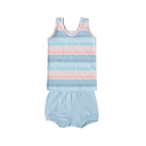 Conjunto regata c/ tapa fralda